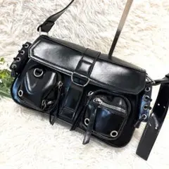 美品archive pocket enamel shoulderbag y2k