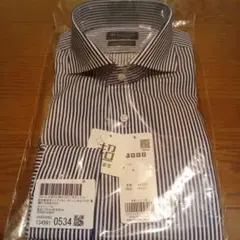 新品！綿100%東京シャツ ストライプ ワイシャツ Lサイズ