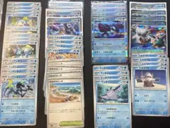 ポケカ　メガユキノオーex デッキパーツ　進化ライン　40枚セット水①