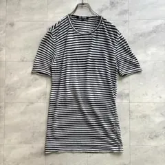 希少⭐️07AW RAF SIMONS パイピングボーダー　カットソー　46 希少⭐️07AW RAF SIMONS パイピングボーダー カットソー 46