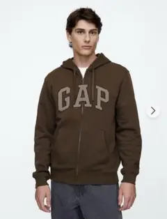 GAPロゴジップアップパーカー