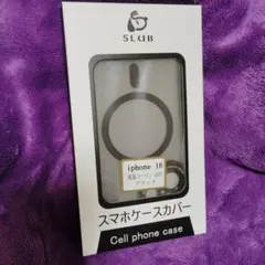 iPhone 16用 ブラックケース マグセーフ対応