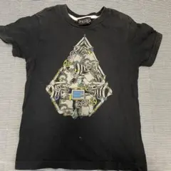 volcom tシャツ キッズ　4t 100センチ　ボルコム　黒　ブラック