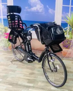 4178 電動自転車ブリヂストン子供乗せ 26インチ ハイクオリティ ブラック