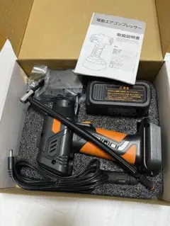 電動エアコンプレッサー⭐️工具 メンテナンス 空気入れ エアコンプレッサー