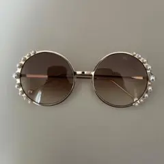 パール付きファッション　サングラス