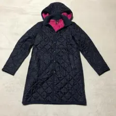 【匿名配送】LAVENHAM ラベンハム フード付きキルティングコート S
