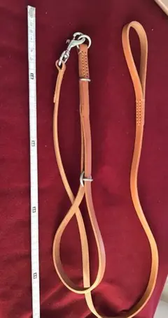 犬　皮リード　新品未使用