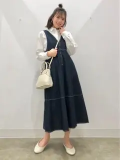 デニム　ワンピース　GU