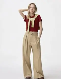 GU ベルデットワイドパンツ　Ｓサイズ