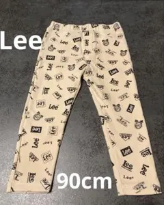 【美品】Lee 総柄レギンス ベージュ（90㎝）