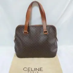 CELINE マカダム柄 ハンドバッグ