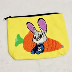 【 匿名配送 】ズートピア ポーチ サガラ刺繍ポーチ Happyくじ