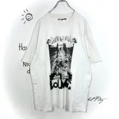 ユニクロ ルーヴル美術館 Tシャツ(XL)モナリザ プリント ホワイト コットン
