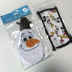 東京ディズニーリゾート オラフ ミッキーマウス カイロケース マスク セット