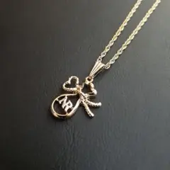 【極美品】NINARICCI ニナリッチ ネックレス ゴールド NRロゴ 巾着
