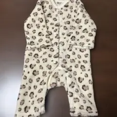ヒョウ柄ロンパース 60-70cm