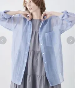 Bshop 迷迭香〈別注〉ナイロン メッシュシャツ