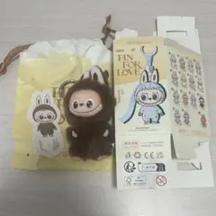 ラブブ　LABUBU PIN FOR LOVE ぬいぐるみペンダント　L