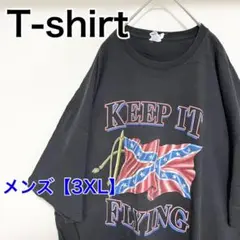 YBC17【US輸入】DELTA　Tシャツ【メンズ3XL】半袖　黒色