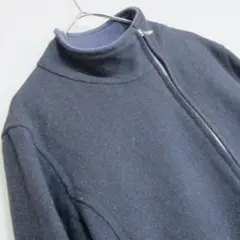 SHIPS シップス ネイビー ダブルジッパーブルゾン