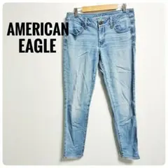 AMERICAN EAGLE スーパーストレッチ デニムパンツ ライトブルー