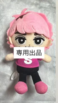 専用ぬいぐるみ 約15cm ピンク髪