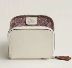 HERMES シルクイン コインケース ラッキーデイジー ◆ナタ
