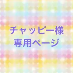 チャッピー様　専用ページ