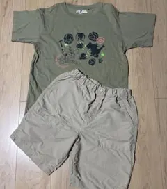 ユニクロ ポケモンTシャツとショートパンツ160 セット