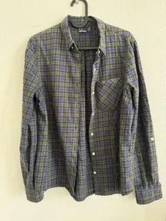 FRED PERRY チェック柄 長袖シャツ Sサイズ