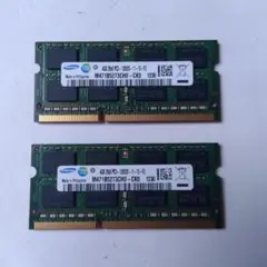 メモリ DDR3 SO-DIMM 8GB(4GB×2)