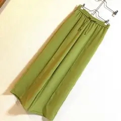 最終値下げ！GU センタープレス ワイドパンツLサイズ