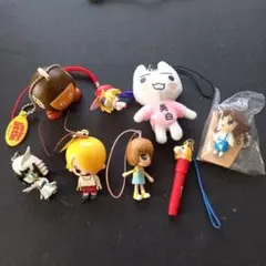 キャラクター フィギュアストラップ 8個セット