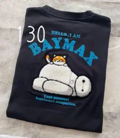 ディズニー　ベイマックス モチ　サガラ　刺繍　半袖　tシャツ 130
