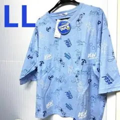 新品　キャラクター☆ドナルドダック☆ディズニー☆90周年　デザインTシャツLL