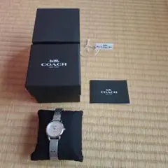 COACH アナログ時計 シルバー