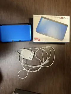 ニンテンドー3DS LL 青 ACアダプター付き