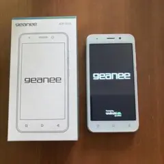 geanee ADP-503G ホワイト 5インチスマートフォン