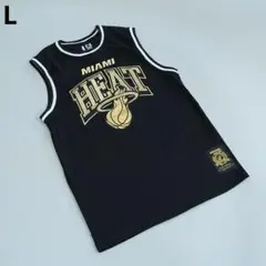 Ultra Game NBA マイアミヒート タンクトップ ゴールド刺繍
