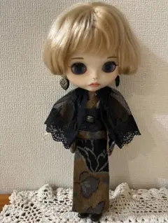 ブライス アイシードール リカちゃんアウトフィット着物