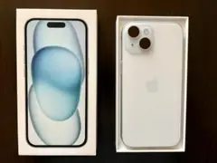 iPhone15 128GB ホワイトSIMフリー　箱あり　バッテリー残89%
