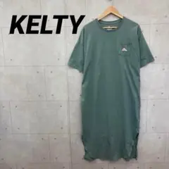 KELTY ケルティー Tシャツワンピース レディース 緑 フリーサイズ