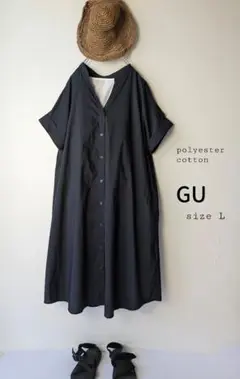 GU ジーユー シャツワンピース size L