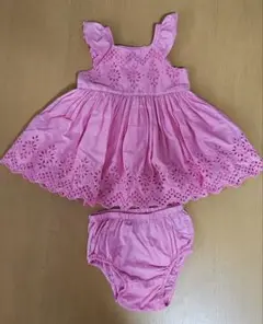 baby Gapピンクフリフリワンピースセット90cm