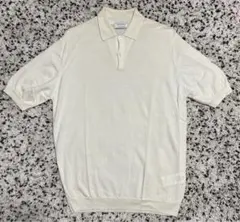 【JOHN SMEDLEY for UNITED ARROWS】ニットポロ M
