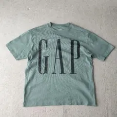 GAP デカロゴ ミントグリーン Tシャツ ボックスシルエット