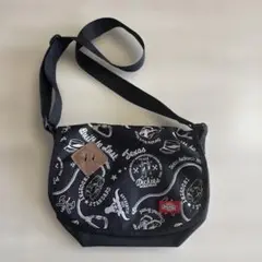 Dickies ショルダーバッグ ブラック プリント柄