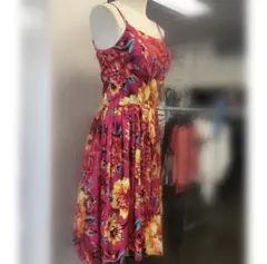 ⭐︎ISAAC mizrahi 花柄　ワンピース　コットン　サイズ4 新品未使用