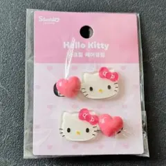 新品‼️ キティ　ハローキティ　ヘアピン　セット　キッズ　子供　サンリオ　グッズ